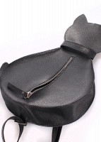 Женский кожаный рюкзак Poolparty leather-cat-backpack
