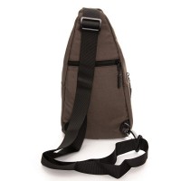 Мужская тканевая сумка-слинг Lanpad 0936 brown бол