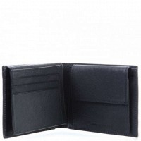 Синее кожаное мужское портмоне Piquadro Black Square (PU1392B3R_BLU)