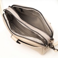 Женский молодежный кожаный клатч ALEX RAI 88085 white