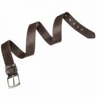 Мужской кожаный тёмно-коричневый ремень GRANDE PELLE 11271