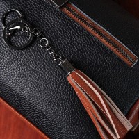 Молодежная женская кожаная сумка через плечо Vintage 22588 