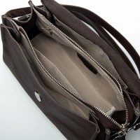 Женская кожаная сумка ALEX RAI 99129 brown