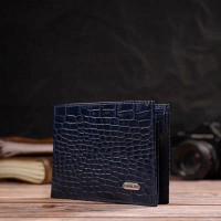 Мужской кожаный кошелек  CANPELLINI 21861 