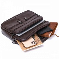 Мужская кожаная сумка через плечо Vintage 20670