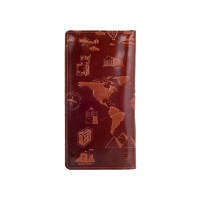 Кожаное портмоне Hi Art 7 wonders of the world WP-05-C18-1148-T002
