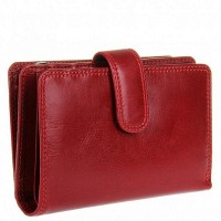 Женский кошелек Visconti VENICE MZ-11 красный из натуральной кожи