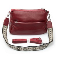 Женская кожаная сумка классическая ALEX RAI 2048-9 red