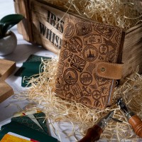 Кожаный картхолдер Hi Art «Let's Go Travel» CH-06 Shabby Honey