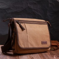 Мужская тканевая сумка через плечо Vintage 22205 