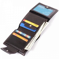 Кожаный мужской кошелек ручной работы GRANDE PELLE 22574 