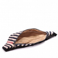 Коттоновая сумка на пояс POOLPARTY navy-blue