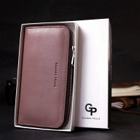 Кожаный женский кошелек ручной работы GRANDE PELLE 16797 
