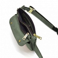 Мужская кожаная сумка бананка, сумка напоясная TARWA RE-8136-3md