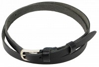 Женский узкий кожаный ремень Skipper 1371-15
