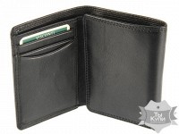 Мужской кошелек Visconti HT-18 из натуральной кожи черный
