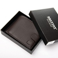 Мужской кожаный кошелек BE BRETTON M3603 brown