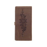 Тревел-кейс из кожи Hi Art TC-01 	Mehendi Classic коричневый