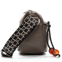 Женская кожаная сумка классическая ALEX RAI 93038 khaki