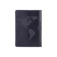 Обложка-органайзер для документов из кожи HiArt PC-03	Buta Art синяя