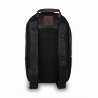 Мужской кожаный рюкзак Ashwood 4555 Black