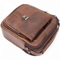 Мужская кожаная сумка через плечо Vintage 20396