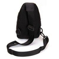 Мужская тканевая сумка-слинг Lanpad 82085 black