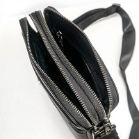 Мужская кожаная сумка через плечо BRETTON 1670-3 black