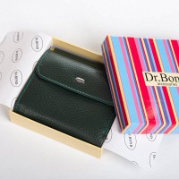 Женский кожаный кошелек Rainbow DR. BOND WRS-33-1 green