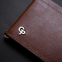 Кожаный зажим для купюр GRANDE PELLE 11361