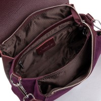 Женская замшевая сумка ALEX RAI 93055 bordo