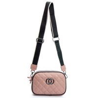 Женский молодежный кожаный клатч ALEX RAI 17001 pink
