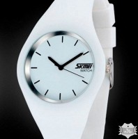 Женские часы Skmei Rubber White II (1387)