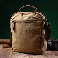 Мужская тканевая сумка через плечо Vintage 22239 
