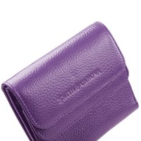 Женский кожаный кошелек SMITH CANOVA FUL-28611-purple