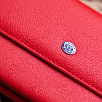 Женский кожаный кошелек ST Leather 19366 Красный