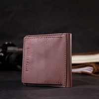 Кожаный женский кошелек ручной работы GRANDE PELLE  16799 