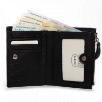 Женский кожаный кошелек Classik  DR. BOND WN-23-10 black