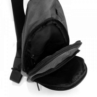 Мужская тканевая сумка-слинг Lanpad 83029 gray