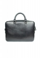 Кожаная деловая сумка Briefcase 2.0 черный сафьян TW-BRIEFCASE-2-BLACK-SAF