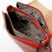 Женская кожаная сумка ALEX RAI 99104 red