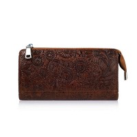 Кошелек из натуральной кожи Hi Art Mehendi Art W-01-C19-1436-T005
