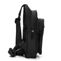 Мужская тканевая сумка-слинг Lanpad 63744 black