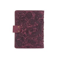Кожаный картхолдер Hi Art «Mehendi Art» CH-06 Shabby Plum