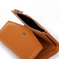 Женский кожаный кошелек Classik  DR. BOND WN-23-18 yellow