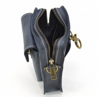 Мужская кожаная сумка через плечо и на пояс TARWA RKw-0075-3md