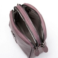 Молодежный клатч из кожи ALEX RAI 88089 purple