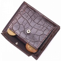 Мужской кожаный зажим для купюр KARYA 21405 