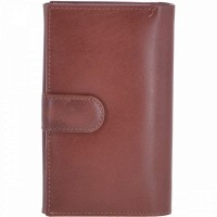 Женский кожаный кошелек Ashwood V62 Chestnut