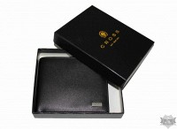 Мужское кожаное черное портмоне CROSS INSIGNIA AC248363B-1